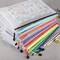 24 Pieces Mesh Zipper Pouch Zipper Bags, Puzzle Bag for Organizing Storage, Letter Size, A4 Size, Zipper File Bags for Office Supplies